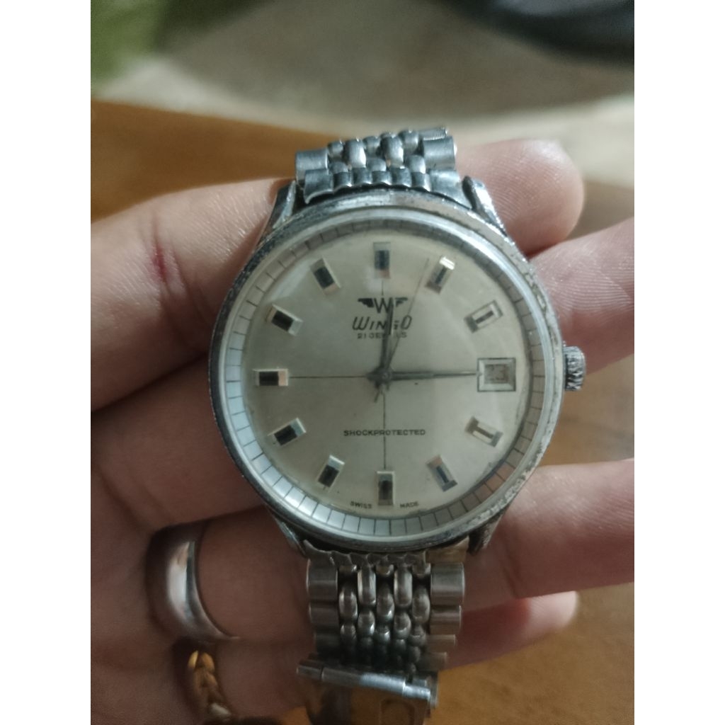 jam tangan jadul Wingo 21 jewels