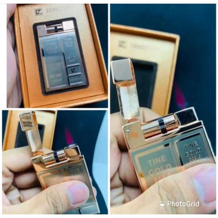 Korek Api Bara Gas Model Emas Tine Gold Induction