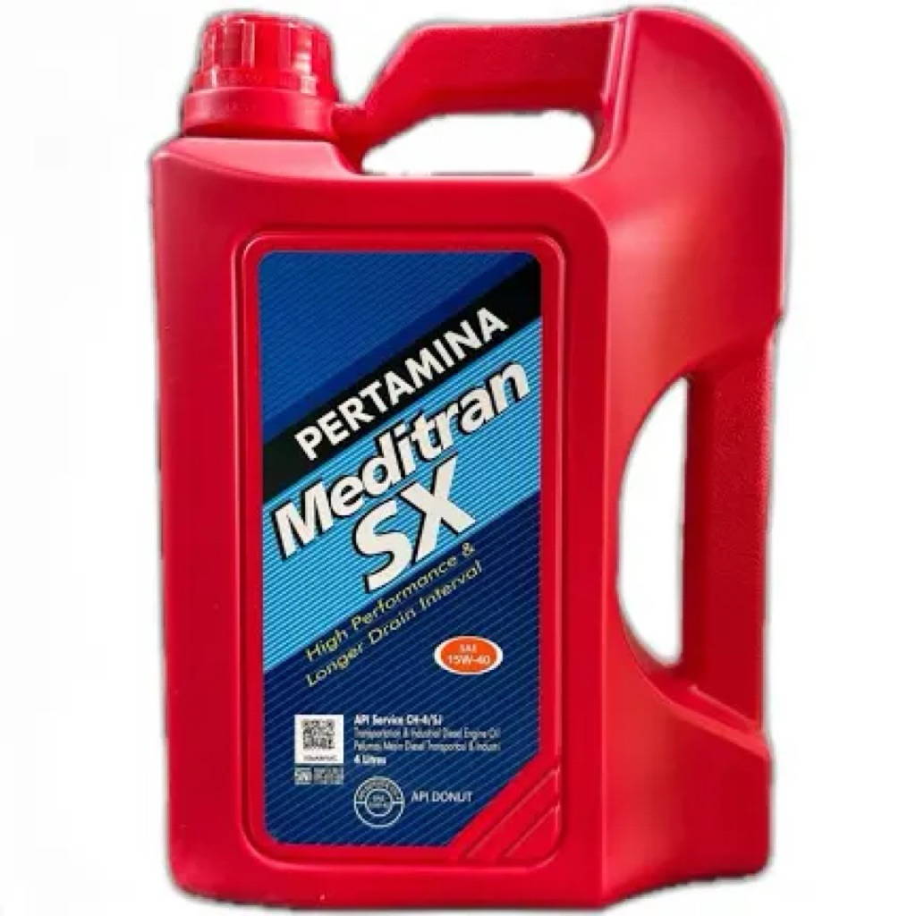 OLI MEDITRAN SX 4 LITER 15W40 PERTAMINA 100% ASLI