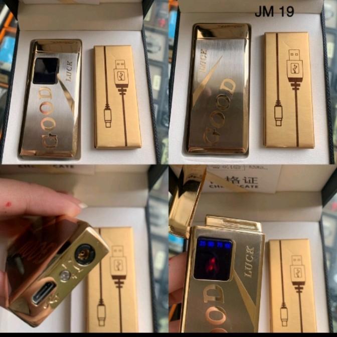 Korek Api Las Model Sensor Touch USb Good JM-19 - BURUNG GOLD