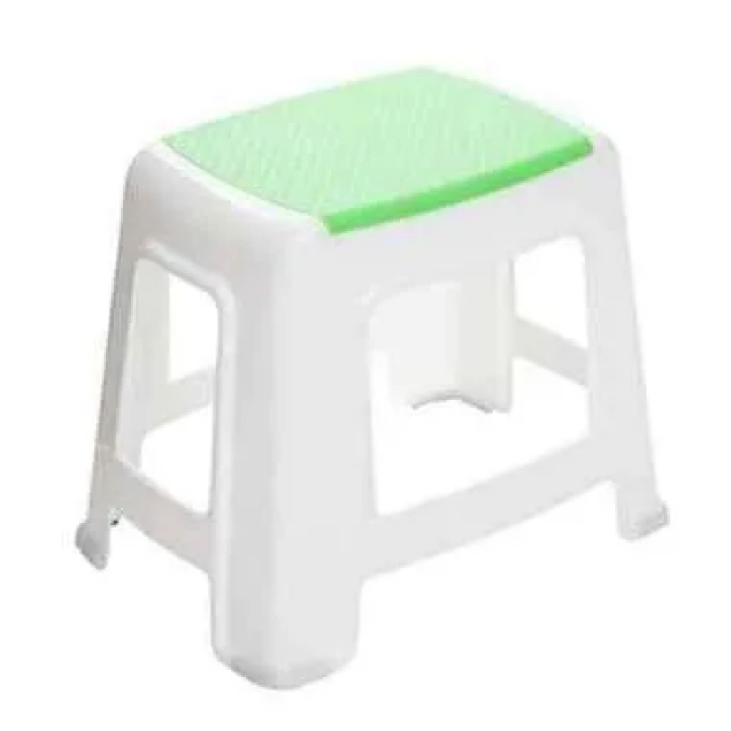 kursi pendek kenzo / kursi pendek / kursi plastik / kursi duduk pendek / kursi plastik hijau / kursi