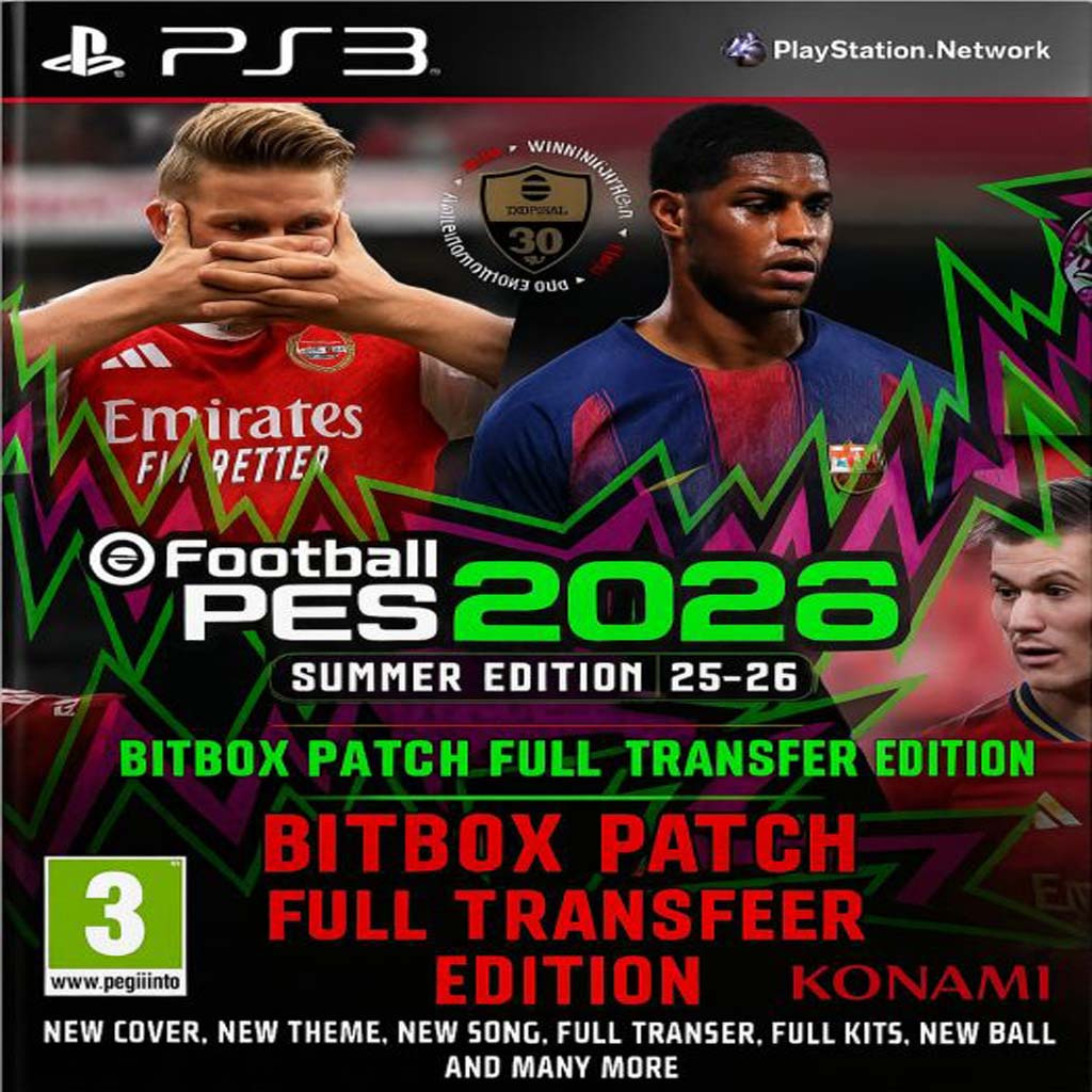 GAME PES 2025 BITBOX PATCH WINTER 2025 PS3