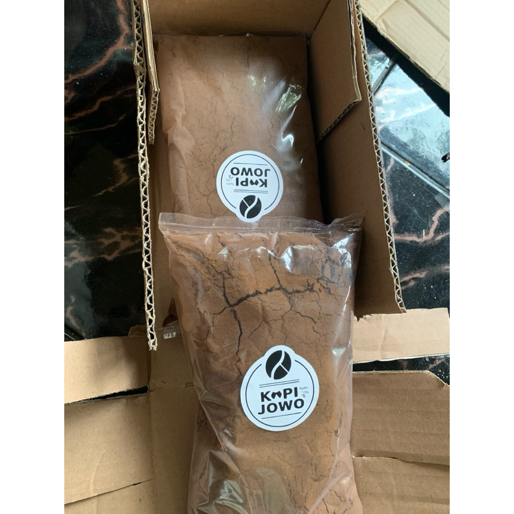 kopi bubuk Murni 100% excelsa  1Kg 1/2 Kg 1/4 KgKopi Bubuk Tanpa Campuran Kopi Murni Liberika Kopi B