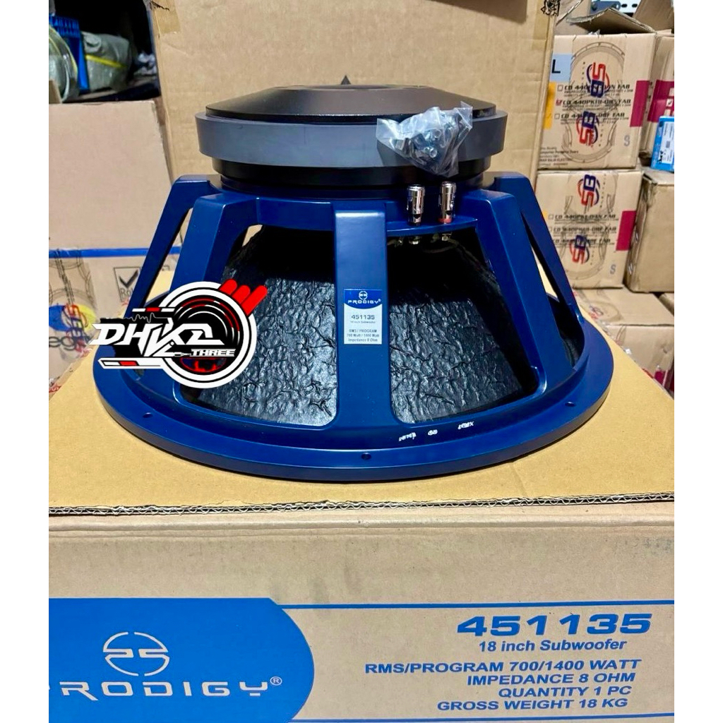 SPEAKER ACR PRODIGY 18” 451135 SUB Prodigy subwoofer tipe tertinggi / Speaker Acr Prodigy 18” 451135