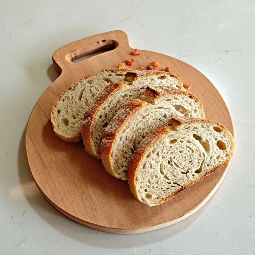 Talenan/Tatakan Roti Bahan Kayu Mahoni Pilihan