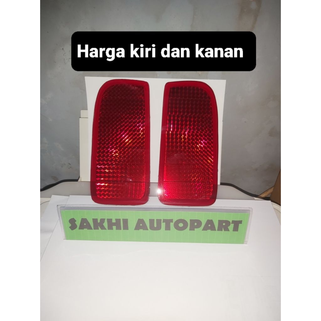 mata kucing lampu bemper belakang yaris 2012 2013