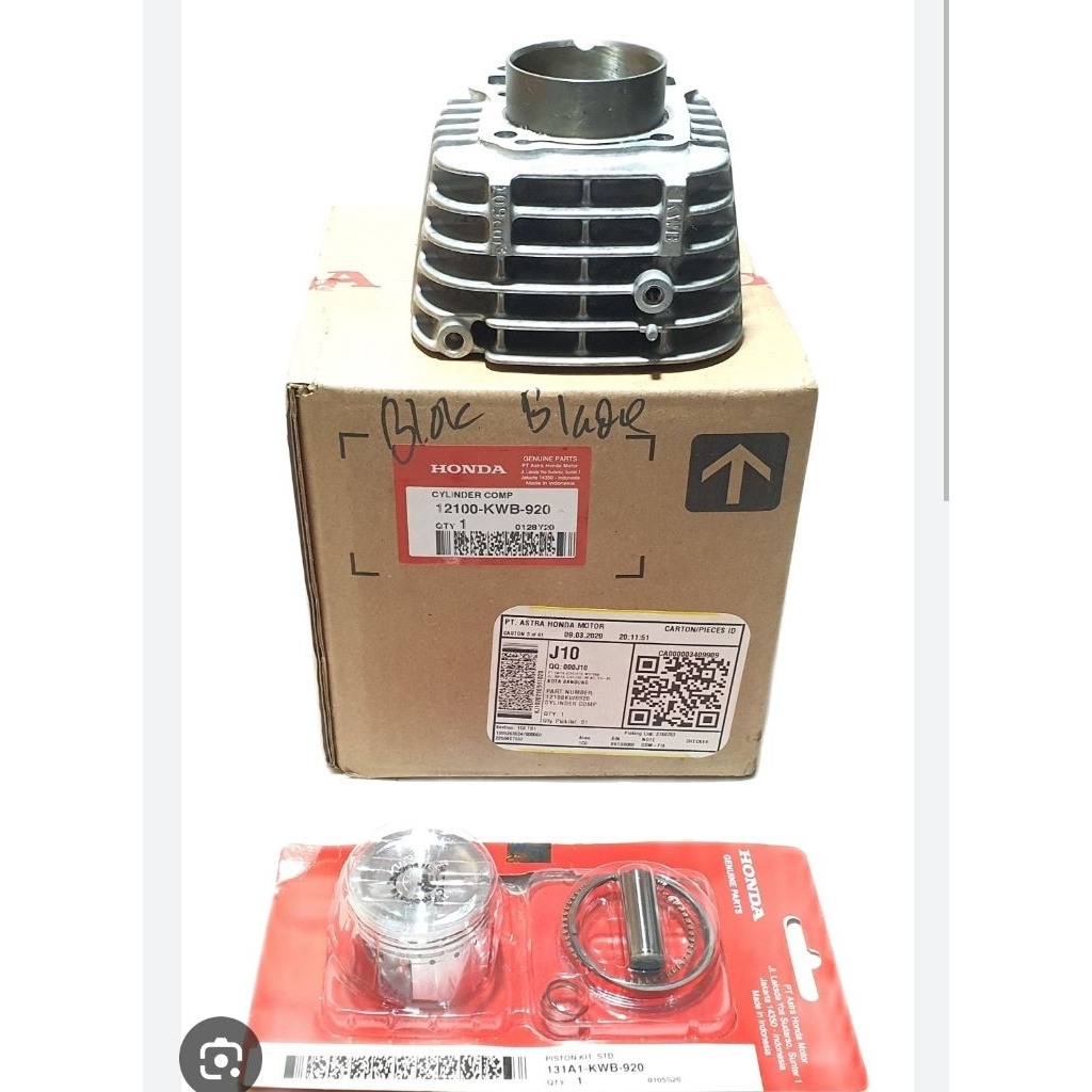 blok seher dan piston kit revo absolute ori ahm resmi