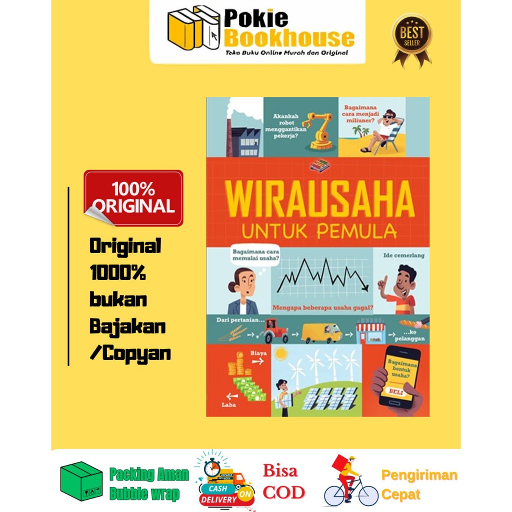 BEST SELLER SERI UNTUK PEMULA WIRAUSAHA UNTUK PEMULA - ERLANGGA