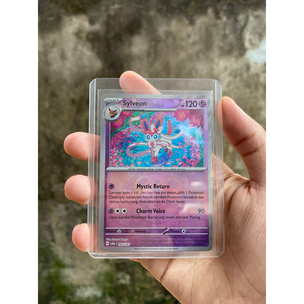 Kartu Pokemon TCG sv8a Sylveon 068/187 Master Ball