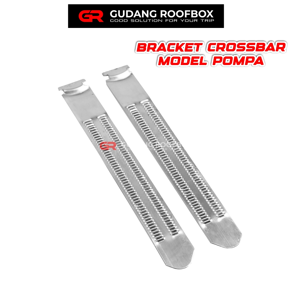 Besi Plat Gigi Cross Bar Sport Rack Crosbar Pompa