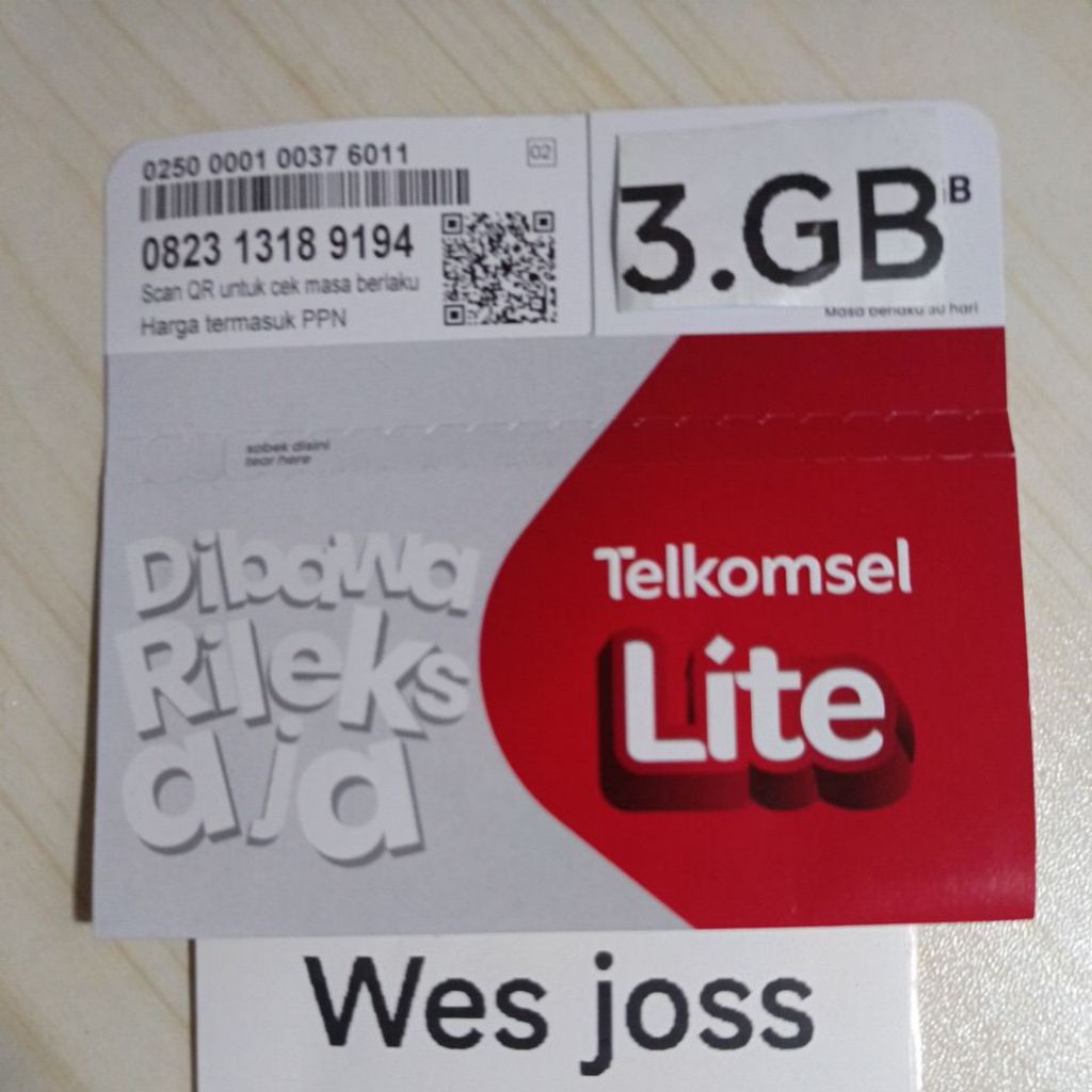 kartu simpati 3gb kuota nasional