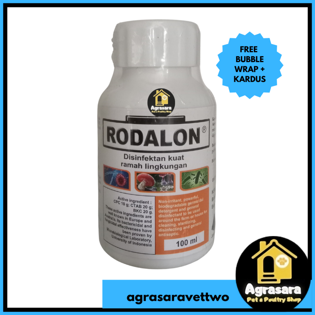 RODALON 100 ML (bkc, etc..DESINFEKTAN, ANTISEPTIK, ANTIVIRUS)