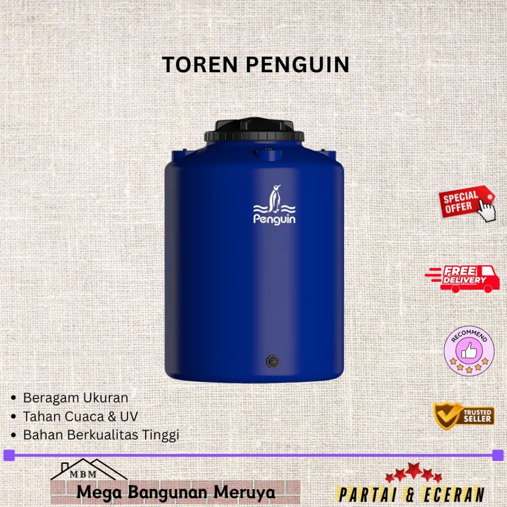 Penguin Tangki Air 520L (Toren)
