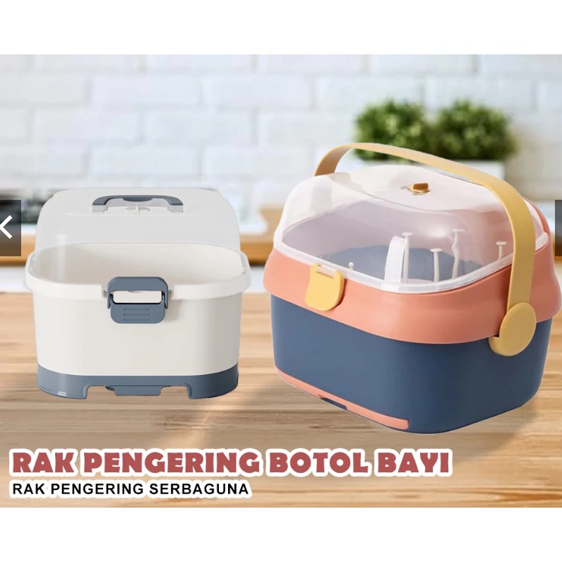 Preloved YOMI - Rak Pengering Botol Bayi Anak / Rak botol susu bayi / Perlengkapan Bayi / botol susu