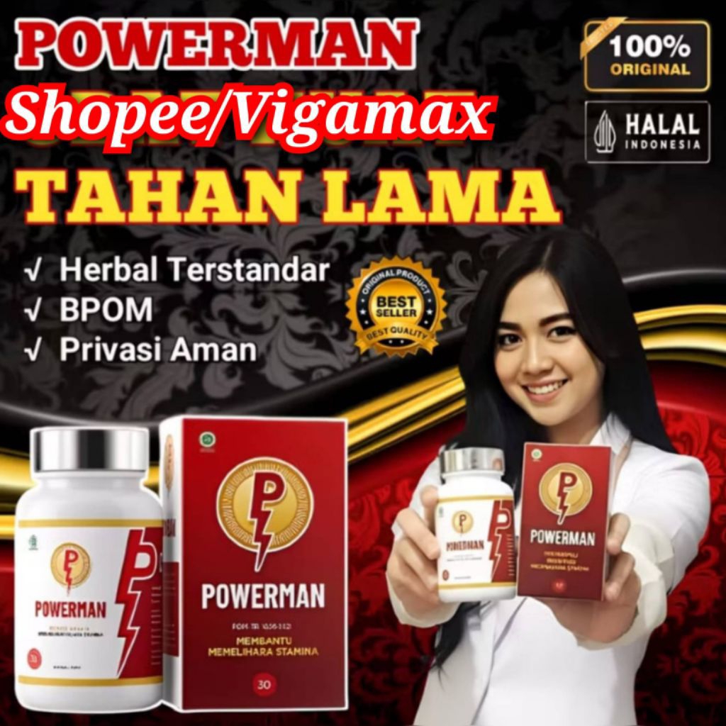 Powerman 0bat Kuat Herbal Kuwat Pria Aman Terbaik Rekomendasi