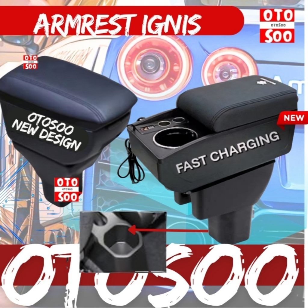 ARMREST IGNIS -CONSOLE BOX IGNIS- ACCESORIES IGNIS-ACC MOBIL IGNIS- SANDARAN TANGAN IGNIS