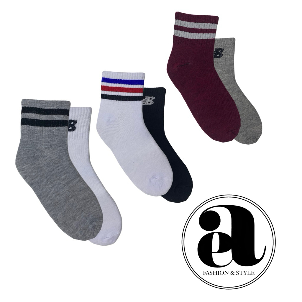 kaos kaki dewasa pendek tebal / kaos kaki pendek motif / kaos kaki sport pendek