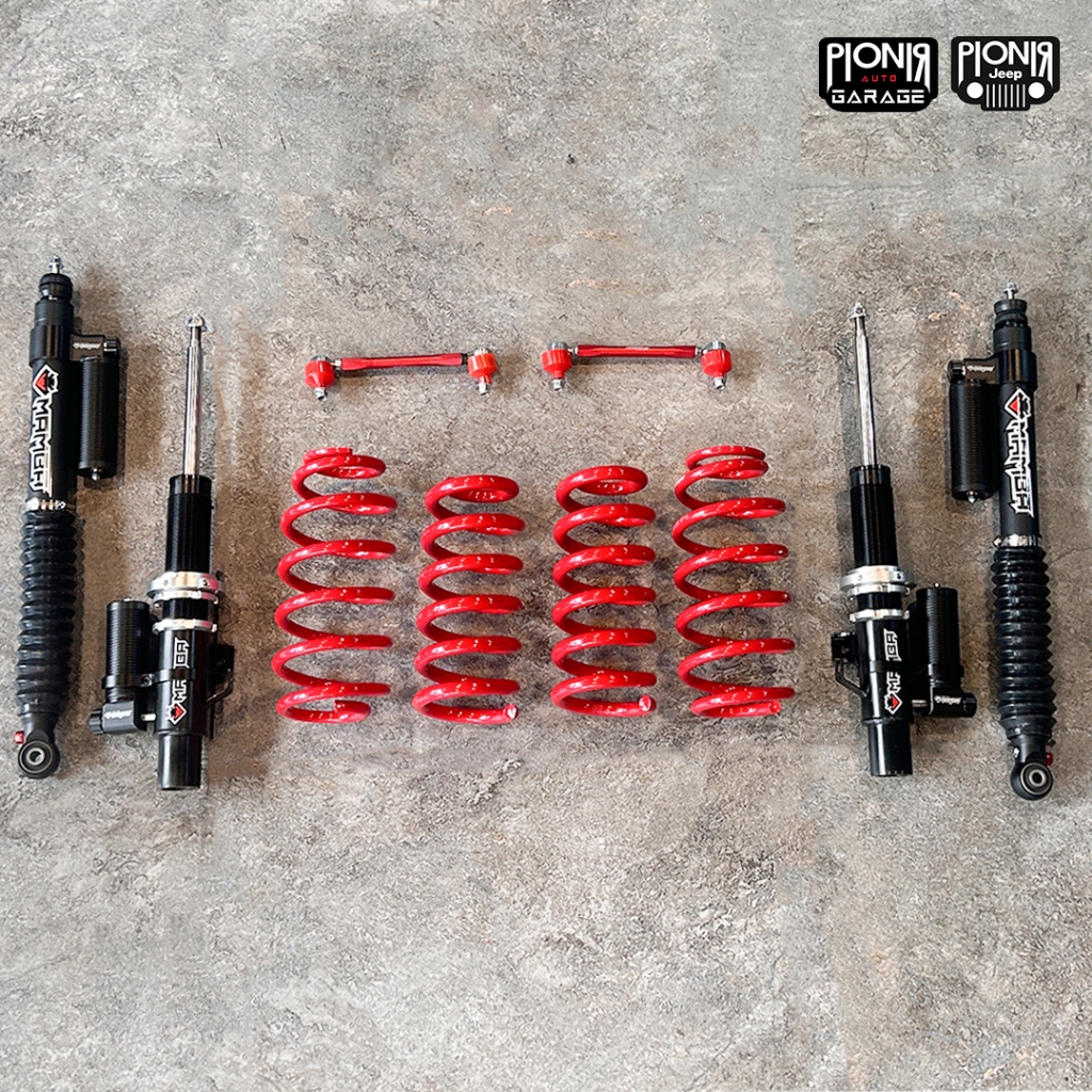 Suspensi Chery J6 Lift 1.5 inch Black Mamba Adjsutable Reservoir | Lift Kit Chery j6 | Liftkit Chery