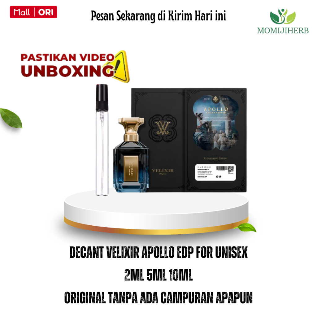 Decant Parfum Velixir Apollo EDP 100% Original 2ml 5ml 10ml