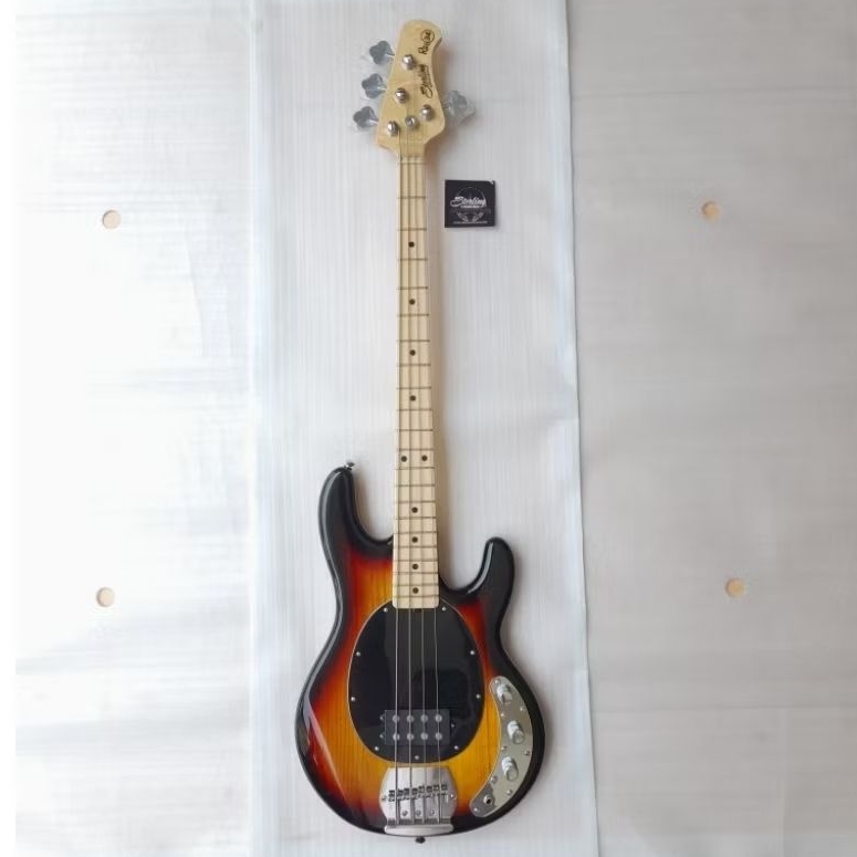Gitar Bass Sterling Ray 34 by Musicman - 4 String Sunburst ( Bass Guitar )