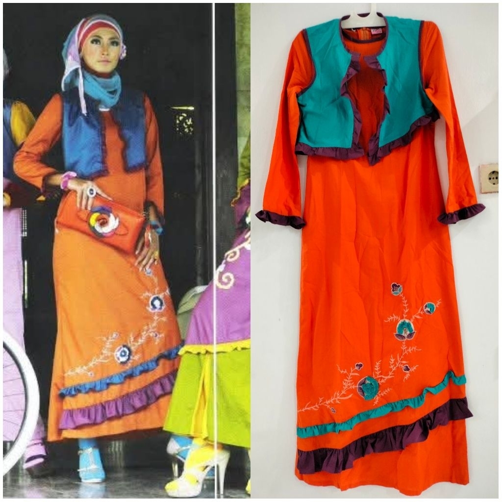 PRELOVED GAMIS UNIK 4 MERK MYRIN BUTIK