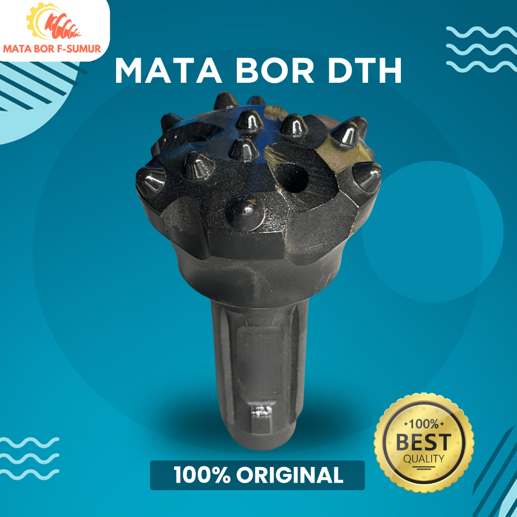 Mata Bor DTH Karbida Tungsten | Tekanan Rendah 80-130mm(3.2 - 5.1 inci) untuk Sumur Air & Batuan Ker