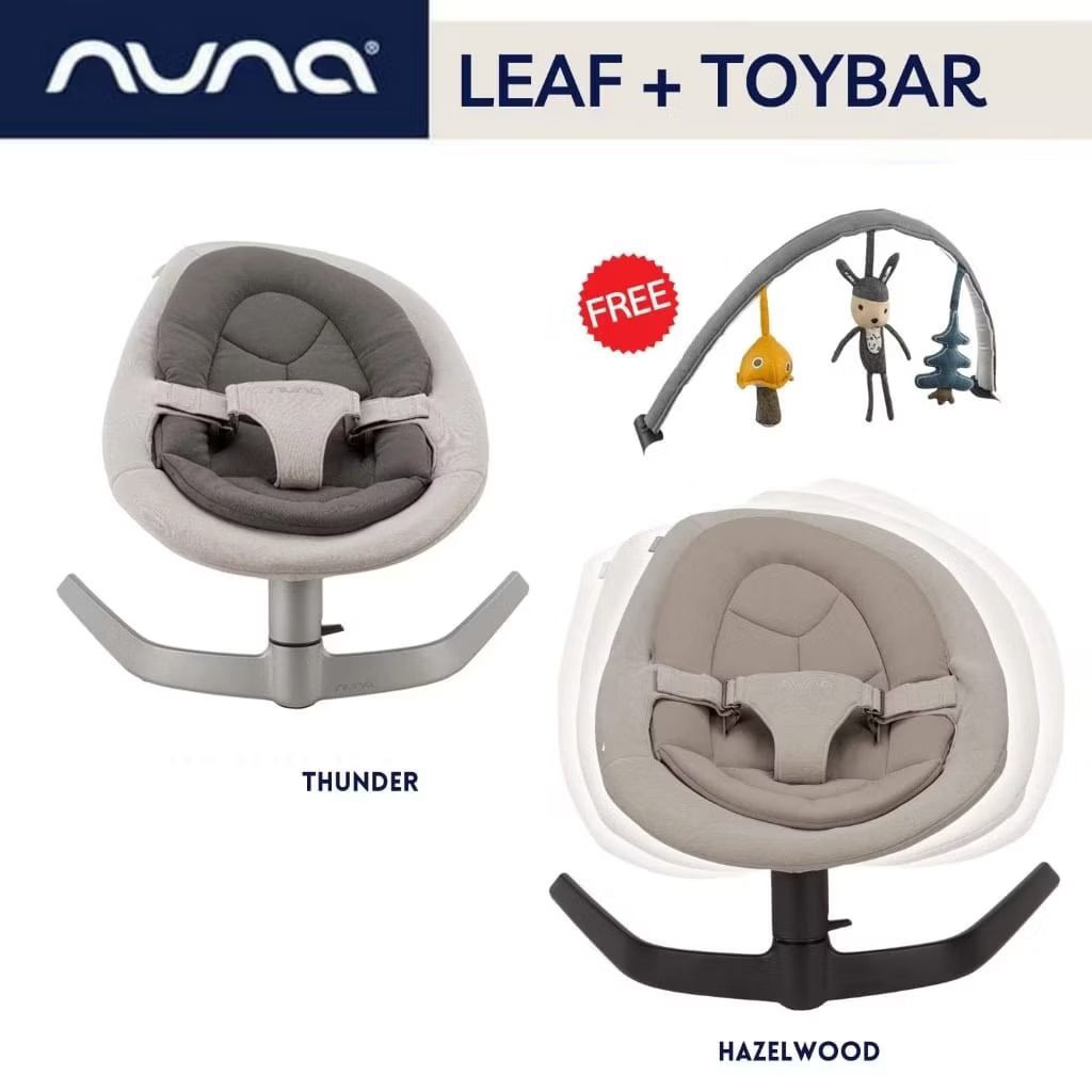 Nuna Leaf Cinder / Bouncer /boncer NUna Leaf Dusk | Nuna Bouncer / Ayunan Bayi