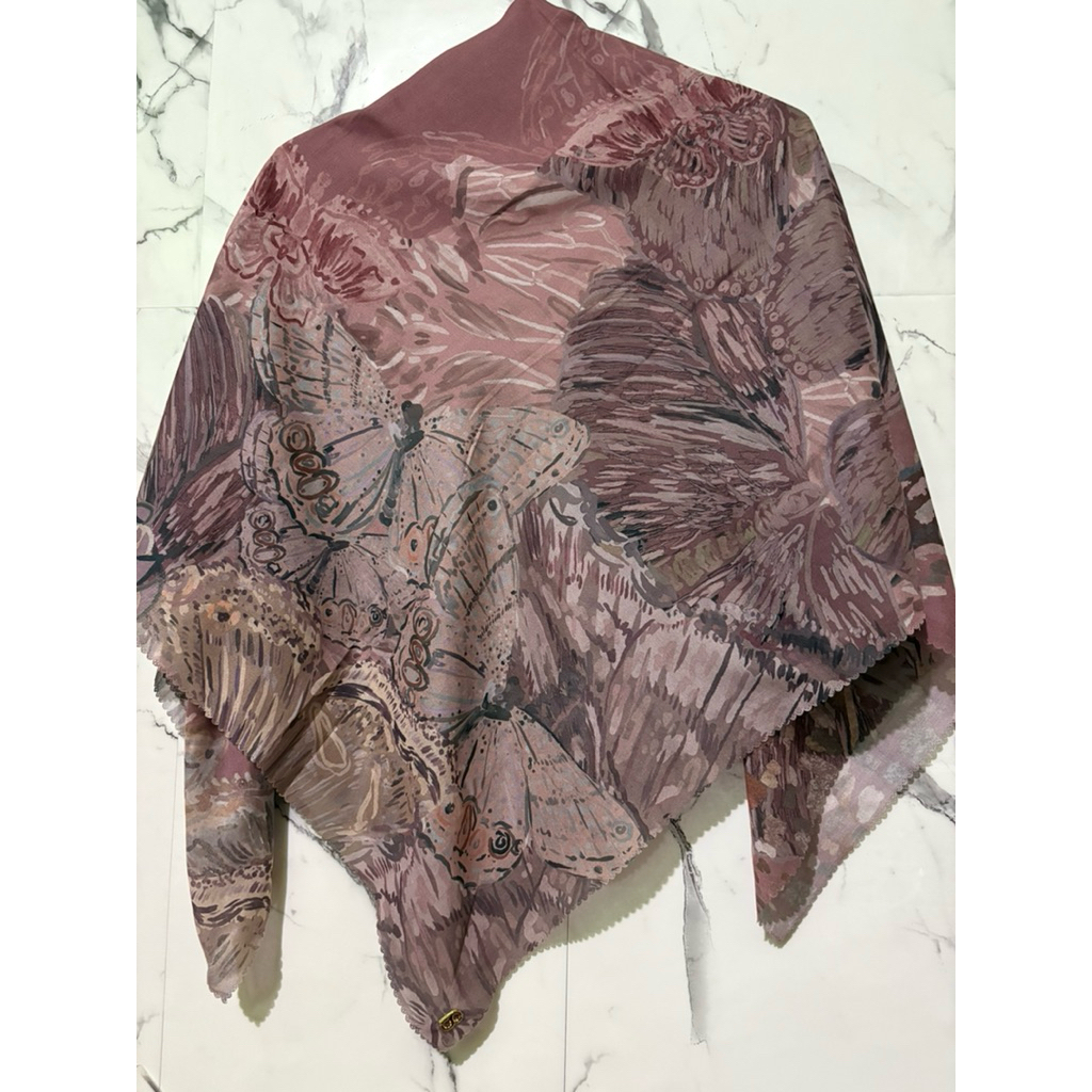 FARSHA OLD ROSE BUTTONSCARVES PRELOVE