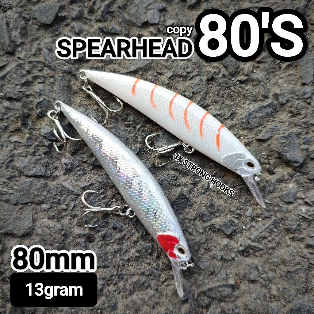 MINNOW SINKING 8cm 13gram copy SPEARHEAD 80S