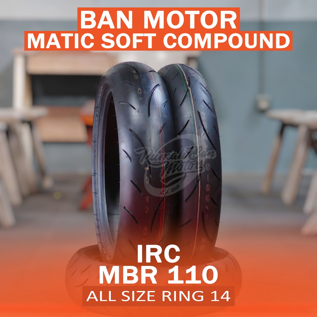 IRC SPEED WINNER MBR-110 100/80-14 110/80-14 140/70-14 BAN AEROX SOFT COMPOUND