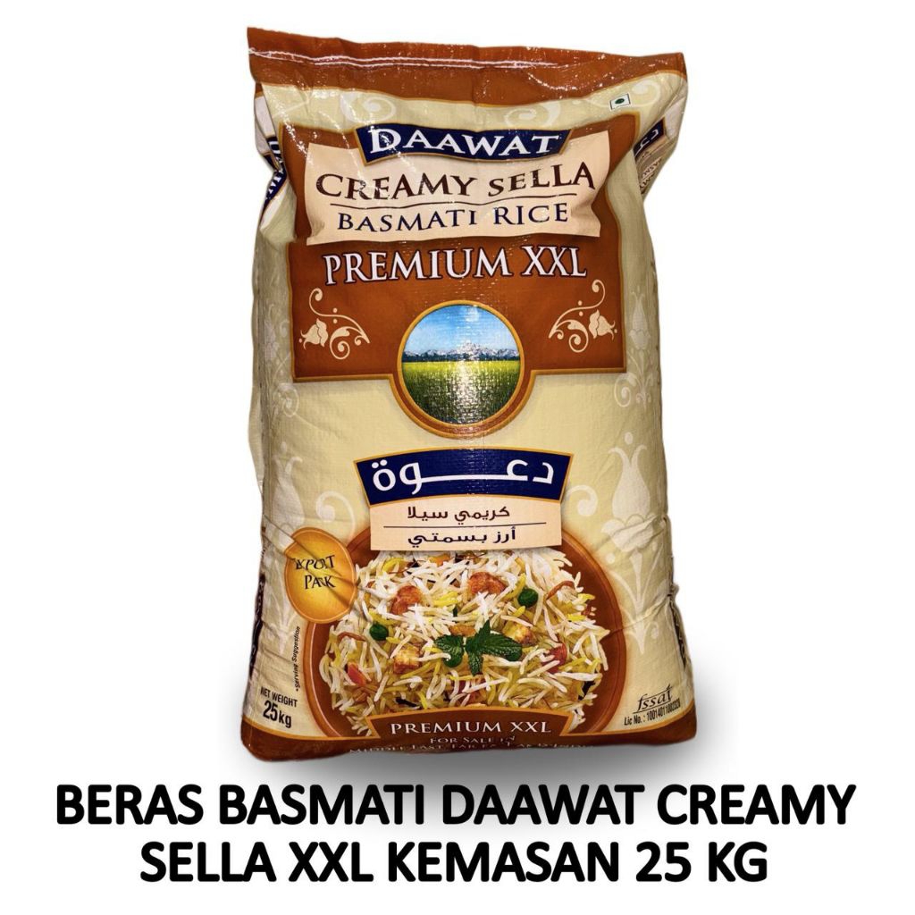 Beras Basmati Daawat XXL 25 KG kemasan asli