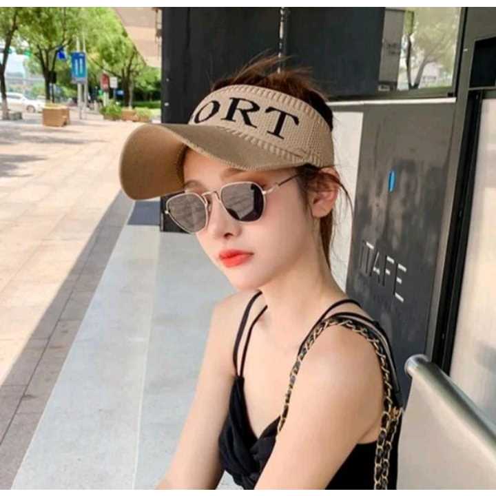 Topi Gym Sporty Wanita Pria Anti Matahari