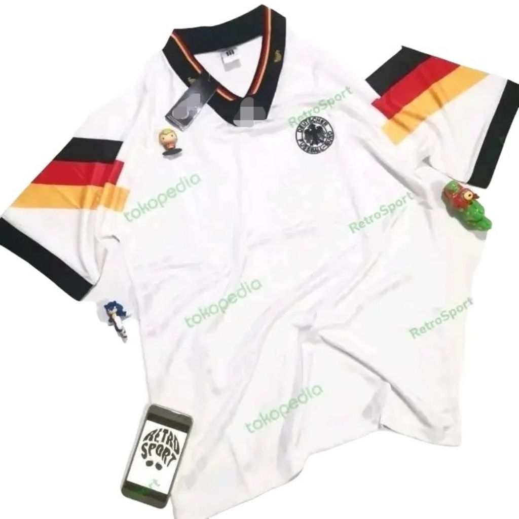 Jersey Bola Vintage — JERMAN Retro Home Yuro'92 (1992) | WeKa A3/GO Import