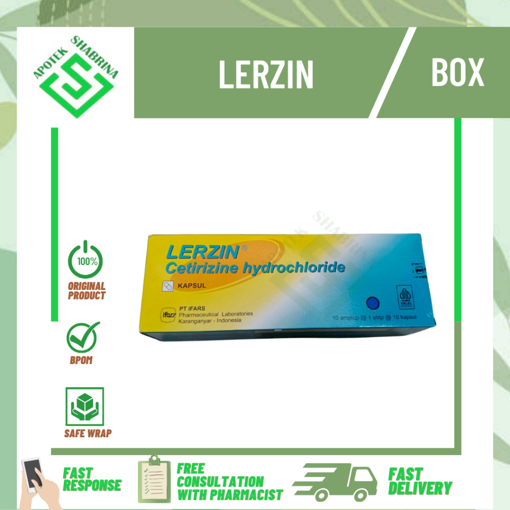 LERZIN BOX - 1BOX ISI 10STRIP/100KAPSUL