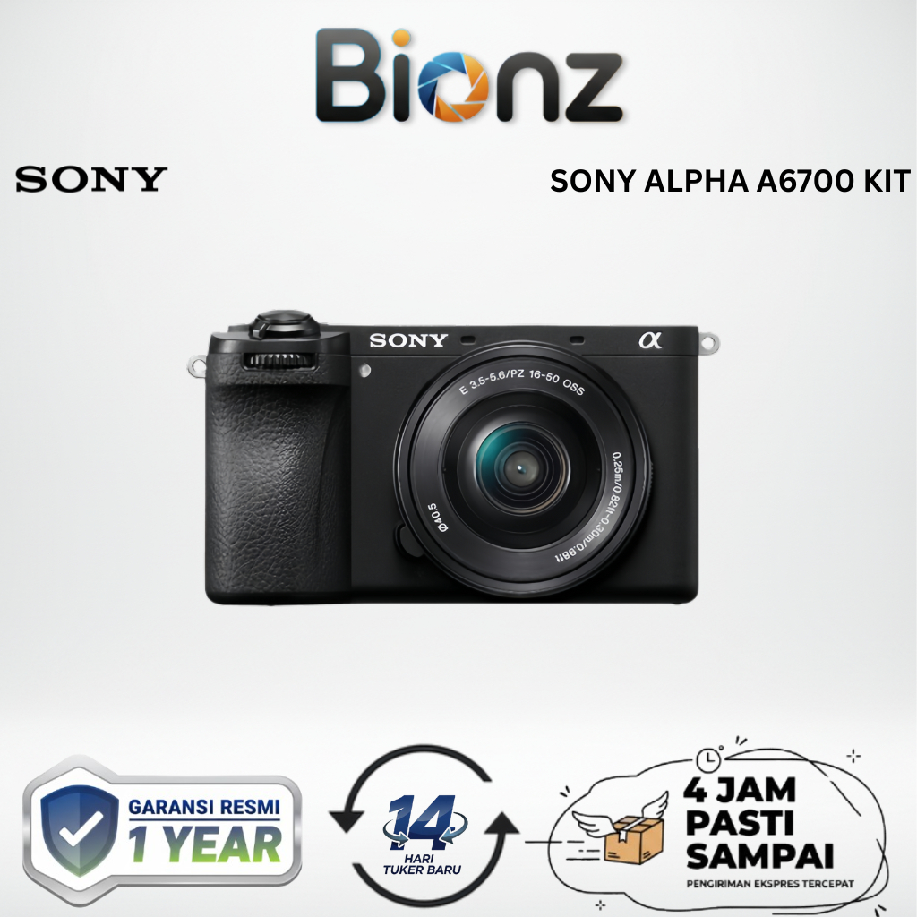 SONY ALPHA A6700 KIT 16-50MM // KAMERA SONY A6700 KIT 16-50MM // KAMERA SONY A6700 KIT 16-50MM
