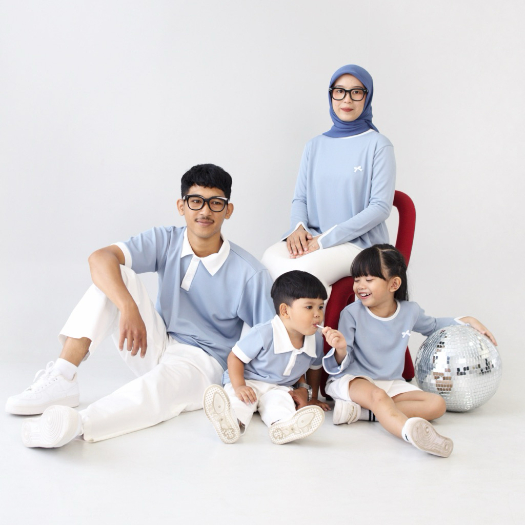 Bydevina (Dijual Terpisah) - Leony Knit Atasan Couple Keluarga Family Set