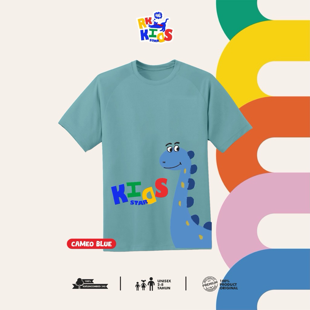 kaos anak custom combed24s