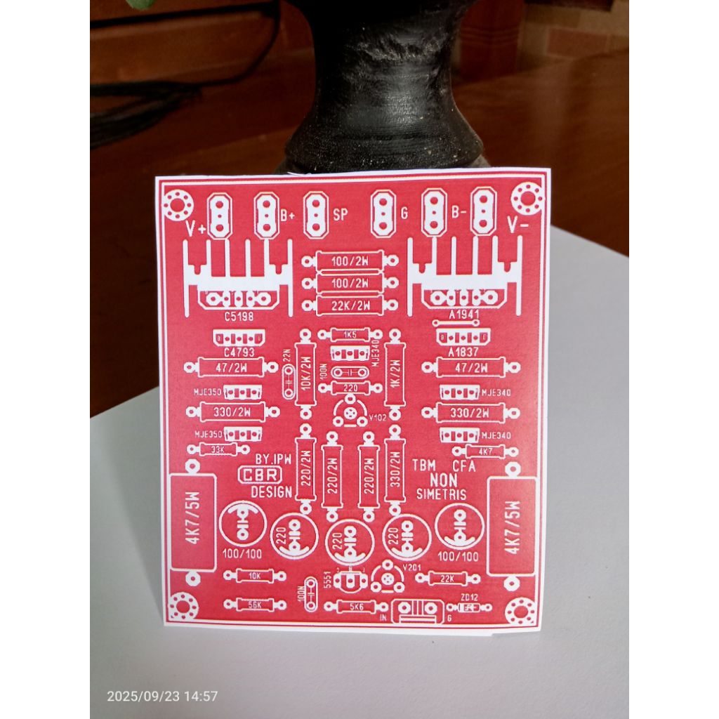 PCB driver  tbm non simetris