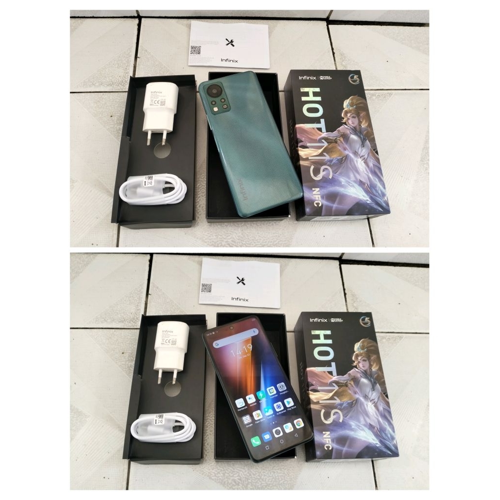 HP SECOND INFINIX HOT 11S RAM 6+5/128GB FULLSET
