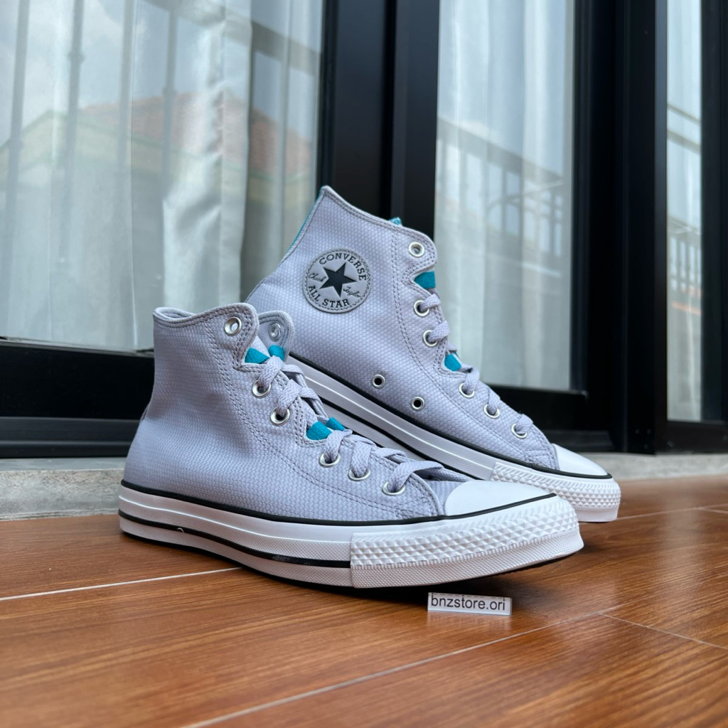 Sepatu Sneakers Pria Converse CTAS 90s Retro Ghost Town/Rapid Teal/Black