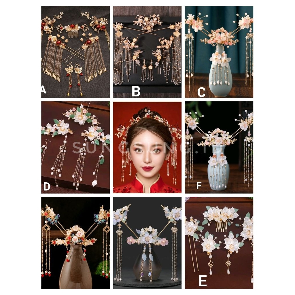 Hairpin  Sangjit / Tusuk Konde Dinasti / Tusuk Konde Sangjit / Tusuk Konde Style Chinese (1801-1802)