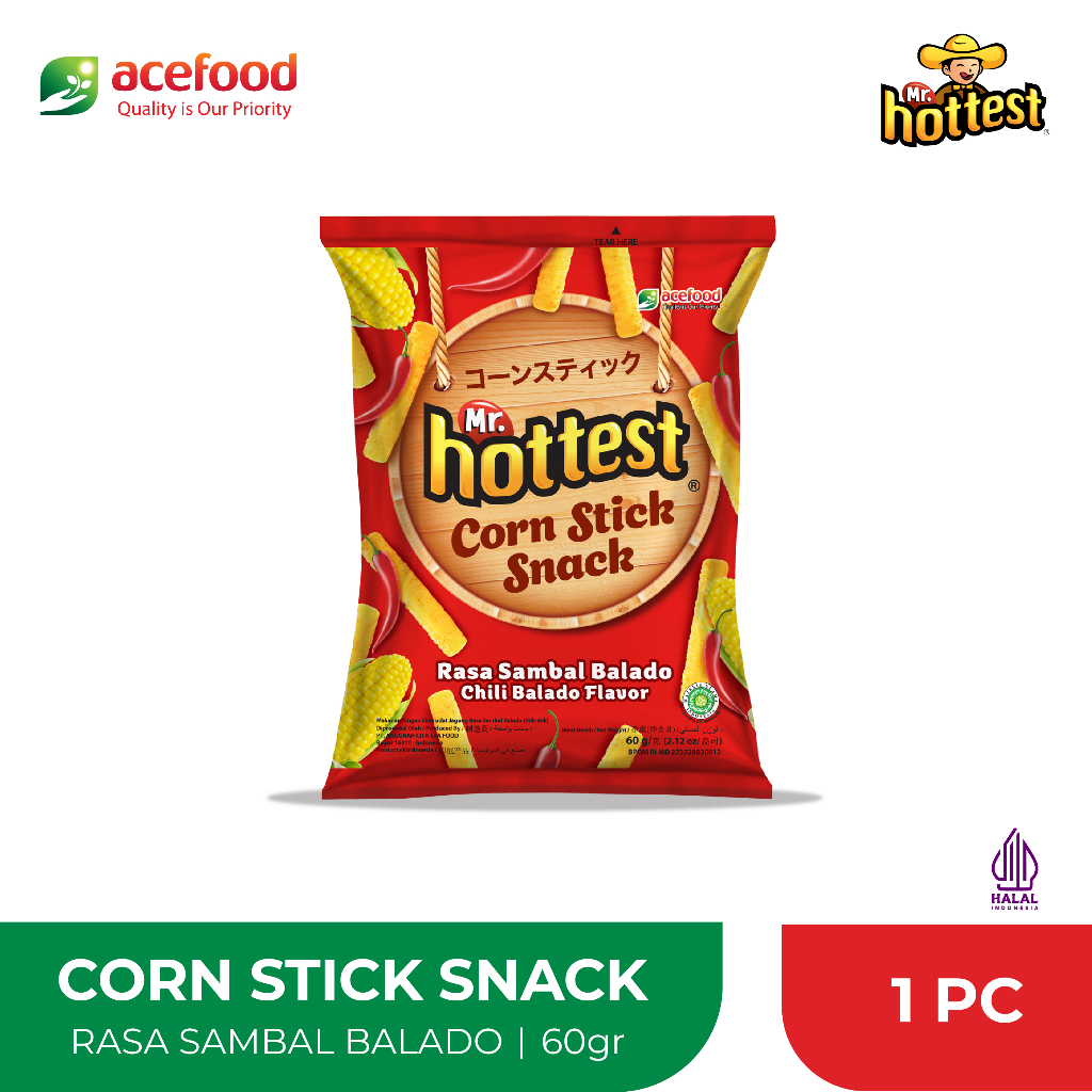 Mr. Hottest Stik 60gr Rasa Sambal Balado