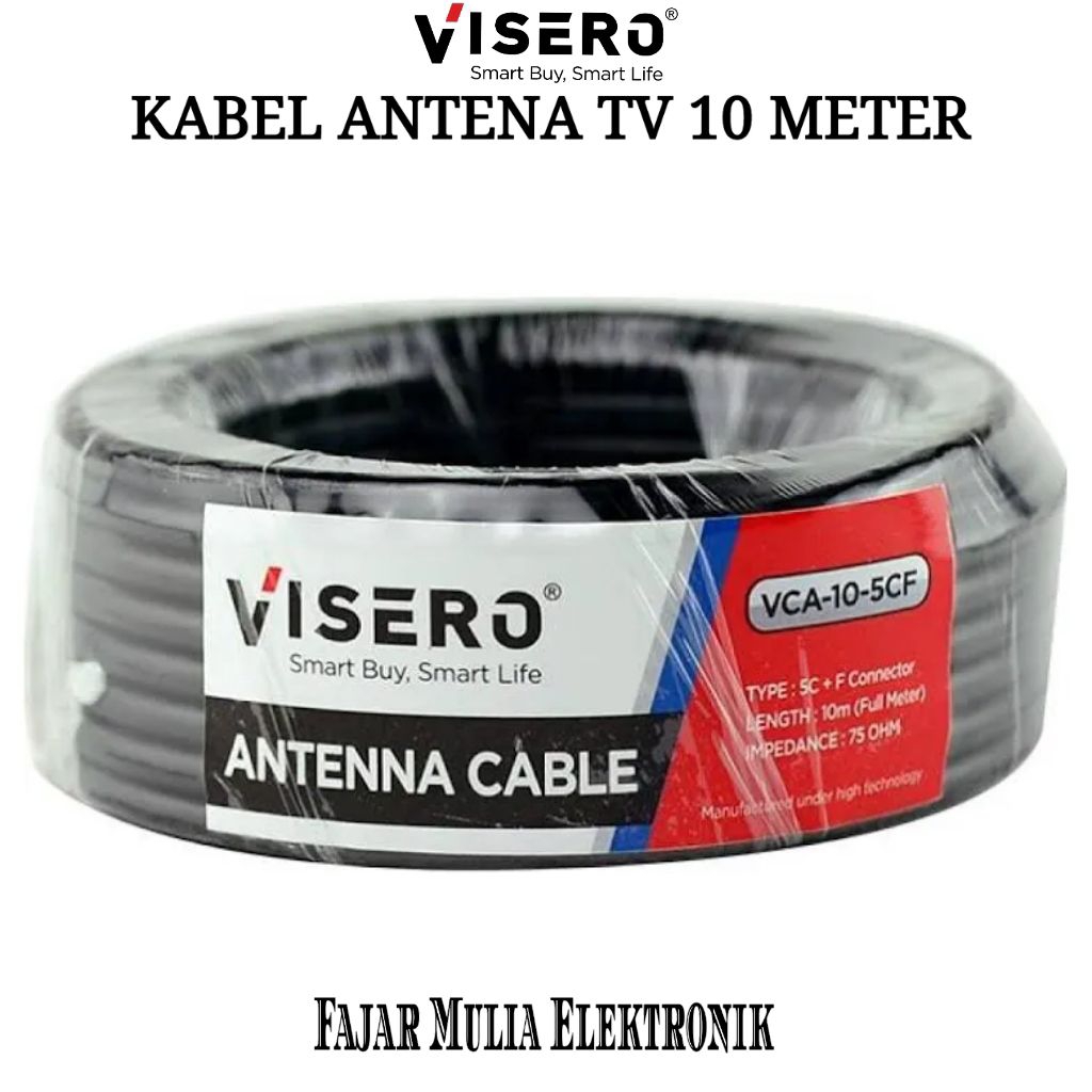 Visero Kabel Antena TV 10 Meter