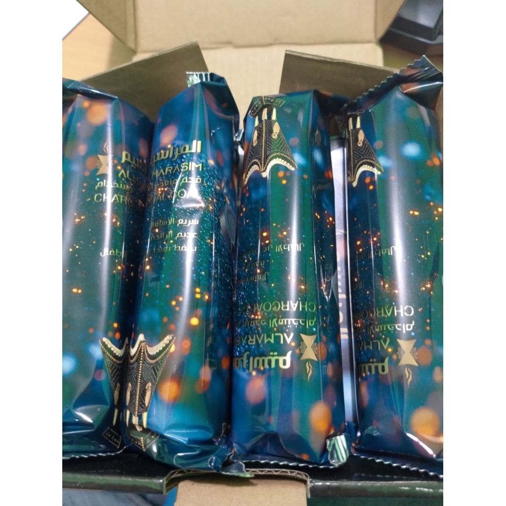 arang bukhur - arang magic bukhur pemium dan tahan lama 1pack isi 10pcs
