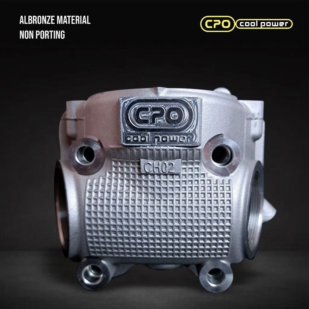 CYLINDER HEAD BLOK HEAD RACING MIO SPORTY MIO SOUL FINO KARBU NOUVO ORIGINAL CPO COOL POWER