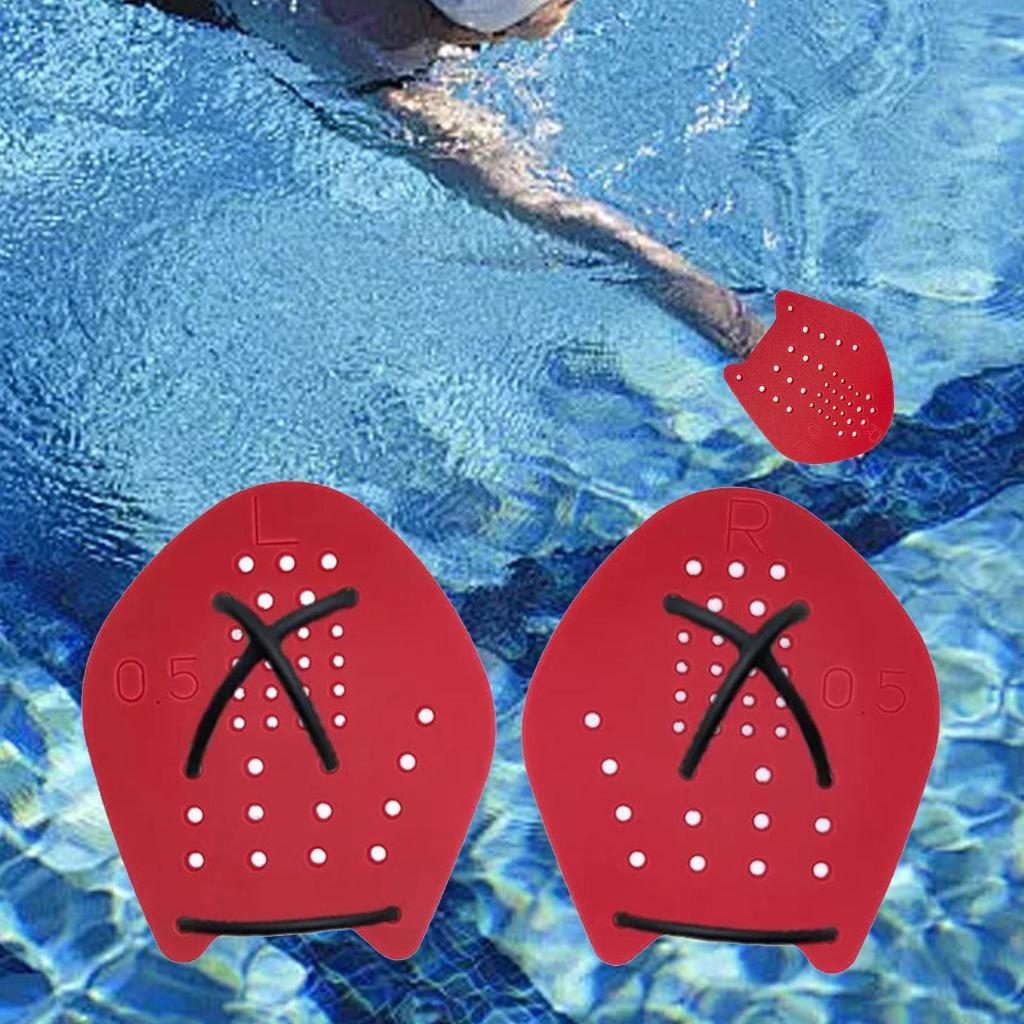 Hand paddle untuk latihan berenang alat menyempurnakan gerakan renang