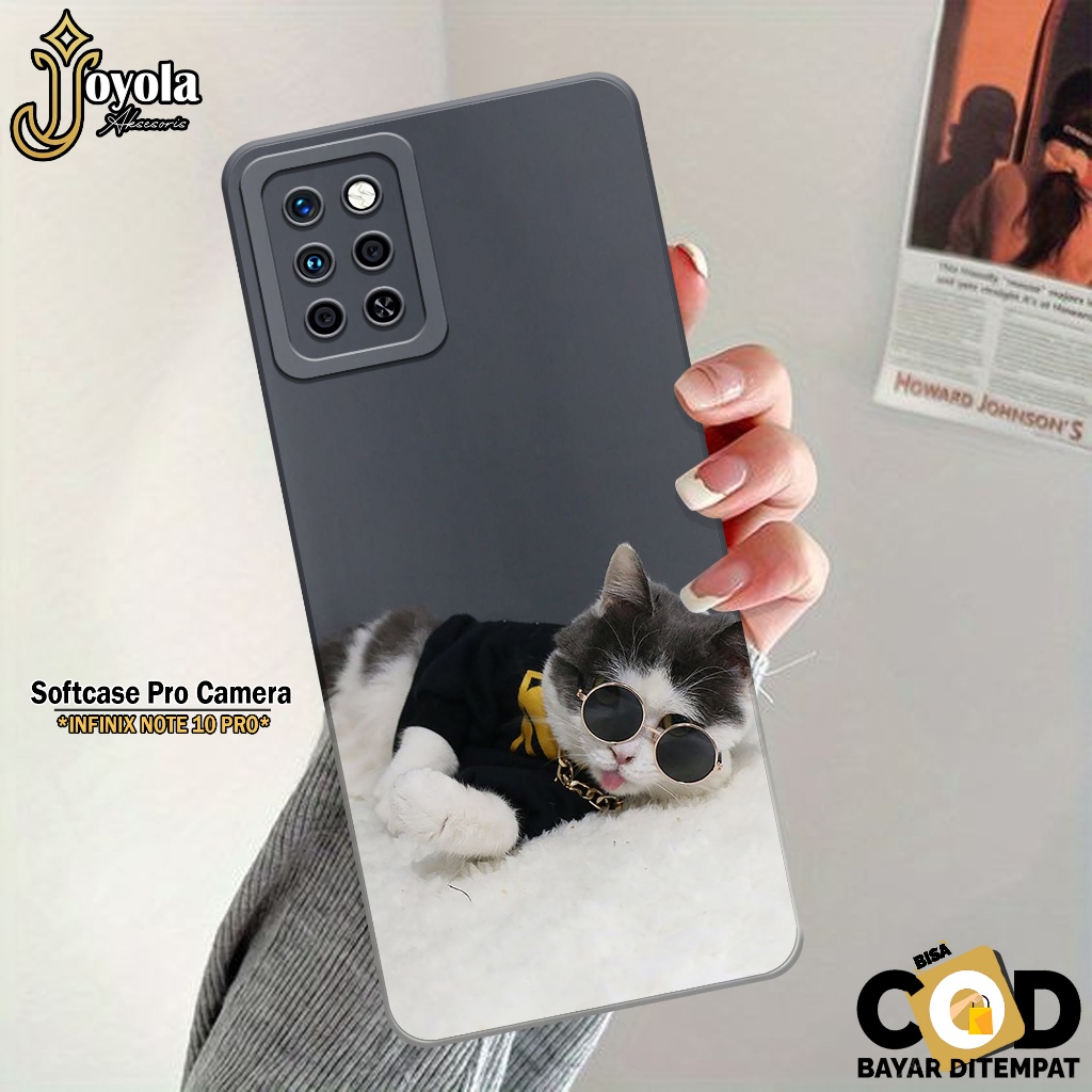 Softcase Hp Infinix Note 10 Pro JOYOLA Fashion Case Kucing Case Infinix Note 10 Pro Silikon Tpu Pro 