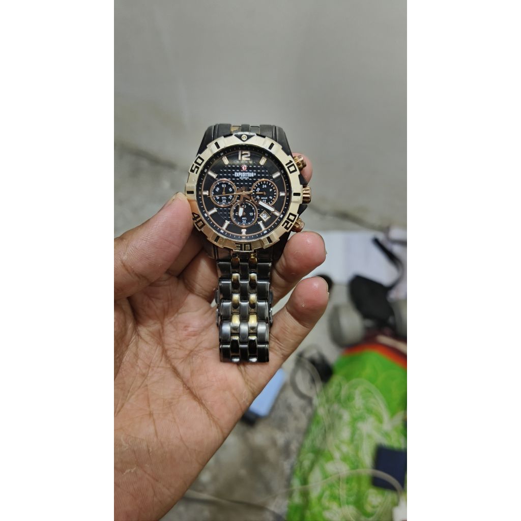 JAM tangan expedition E6104M Chronogrhap full original second