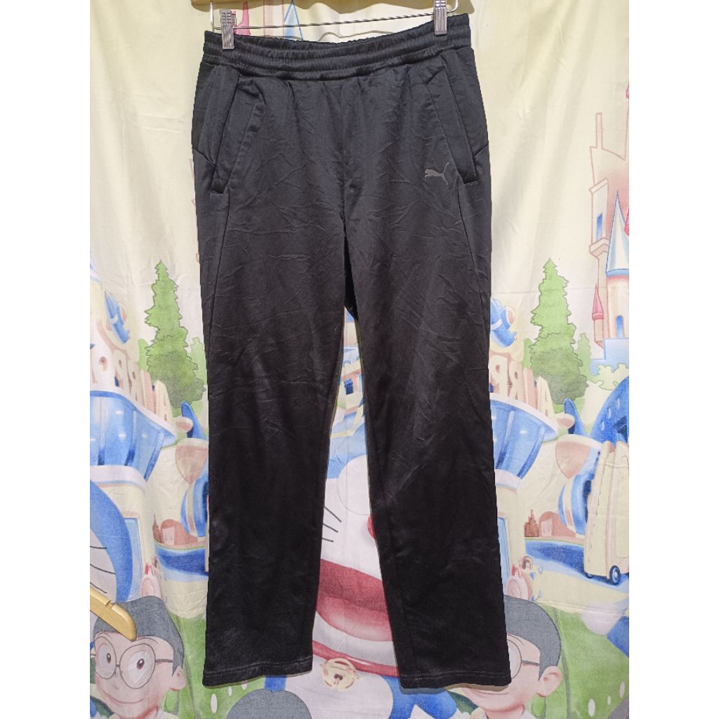 celana training puma hitam softsell pl097