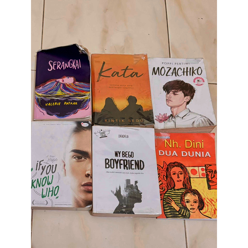 Preloved Buku Bekas Ori – Novel & Self Improvement